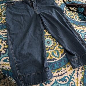 Final weeks bundle & save  Eloquii Blue Cropped Jeans